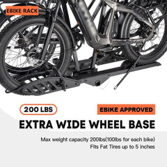 Electric Bike Rack Foldable Platform Mount