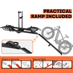 Electric Bike Rack Foldable Platform Mount